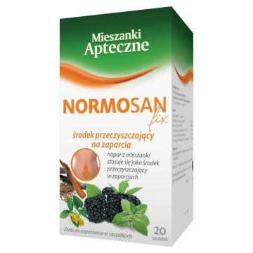 Normosan fix, zioła do zaparzania, 1,4 g, 20 szt.