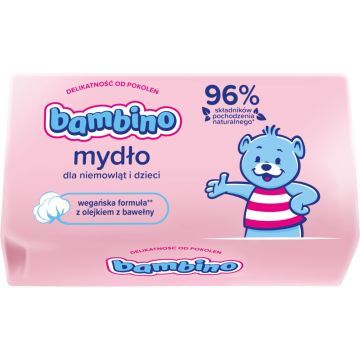Bambino, mydło z lanoliną dla dzieci od pierwszych dni życia, 90 g