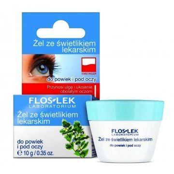 Flos-Lek Laboratorium Pielęgnacja Oczu, żel ze świetlikiem lekarskim, 10 g