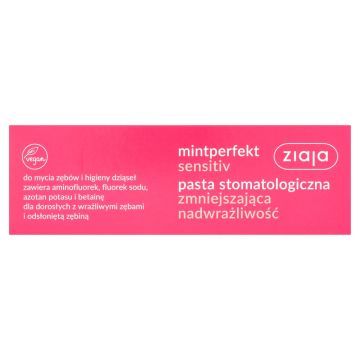 Ziaja MintPerfekt Sensitiv, pasta d/zebow,zmn.nadwrazl,75ml