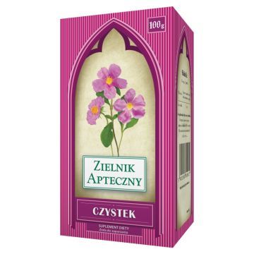 Czystek, zioła do zaparzania, 100 g (Herbapol Lublin)