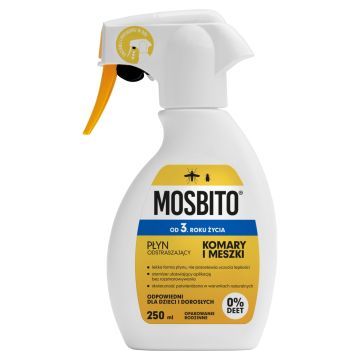 Mosbito, płyn odstraszający komary i meszki, 250 ml