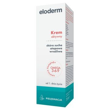 Eloderm, krem aktywny od 1 dnia życia, 75 ml