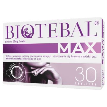 Biotebal Max, 10 mg, tabletki, 30 szt.