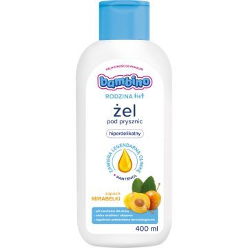 Bambino Rodzina, żel pod prysznic o zapachu mirabelki, 400 ml