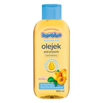 Bambino Rodzina, olejek pod prysznic o zapachu moreli, 400 ml