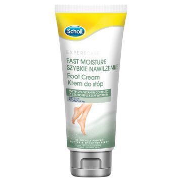 Scholl, krem szybkie nawilżenie do stóp, 75 ml