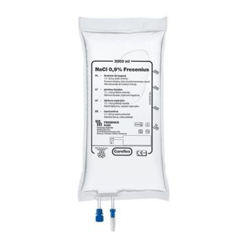 Natrium chloratum pro irrigation, 0,9%, Fresen, Careflex, worek 3000 ml