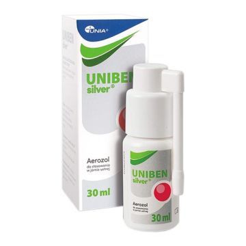 Uniben silver, aerozol do stosowania w jamie ustnej, 30 ml