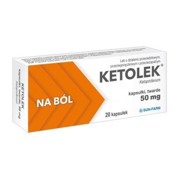 Ketolek, 50 mg, kapsułki twarde, 20 szt.