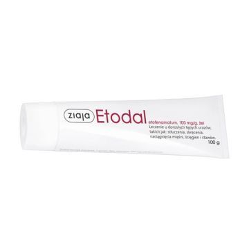 Etodal, 100 mg/g, żel, 100 g, tuba