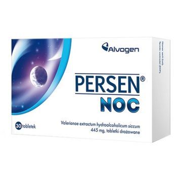Persen Noc, 445 mg, tabletki drażowane, 30 szt.