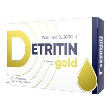 Detritin Gold, kapsułki, 75 szt.
