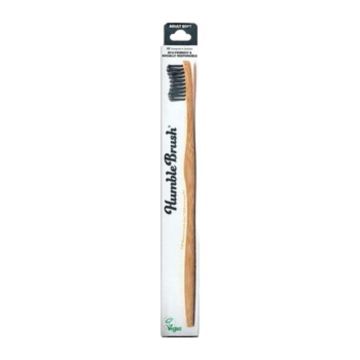 Humble Brush, szczot.d/zeb.,bambusowa, soft, czarna, 1 szt