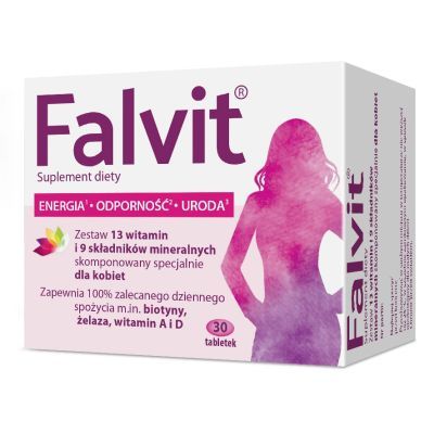 Falvit, tabletki drażowane, 30 szt. main product photo