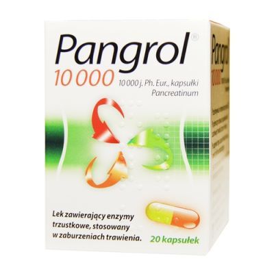 Pangrol 10 000, kapsułki, 20 szt. main product photo