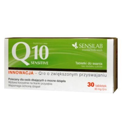 Pharmasis Q10 Sensitive, tabletki do ssania, 30 szt. main product photo