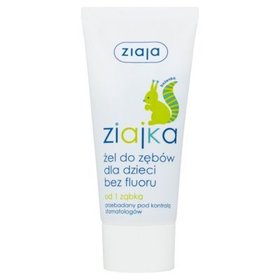 Ziaja, Ziajka, żel do zębów dla dzieci bez fluoru, 50 ml main product photo