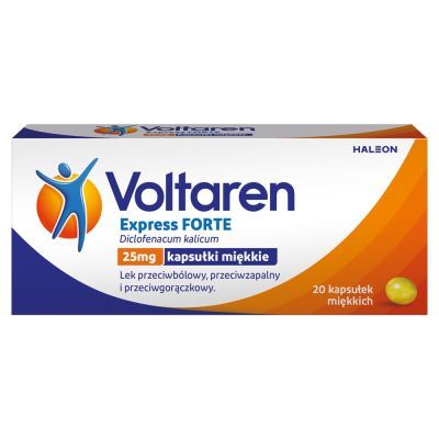 Voltaren Express Forte, 25 mg, kapsułki miękkie, 20 szt. main product photo