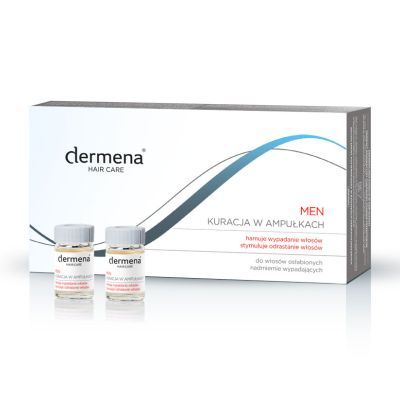 Dermena Men, kuracja, hamuje wypadanie wlosow, 5ml,15amp main product photo