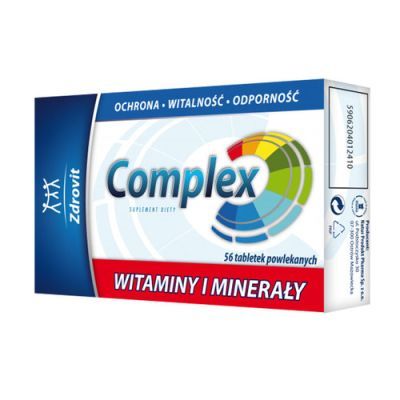 Zdrovit Complex Witaminy i Minerały, tabletki powlekane, 56 szt. main product photo