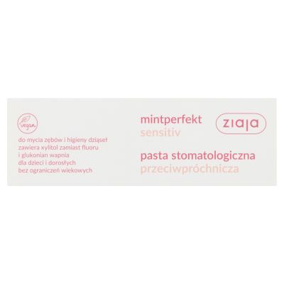 Ziaja MintPerfekt Sensitiv, pasta d/zebow,p/prochn.,75 ml main product photo