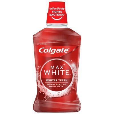 Colgate Max White, płyn do płukania jamy ustnej, 500 ml main product photo