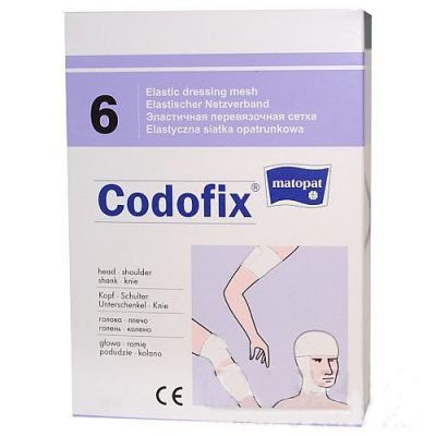 Codofix, siatka opatrunkowa elastyczna, rozmiar 6 (na kolano i głowę), 1 m main product photo