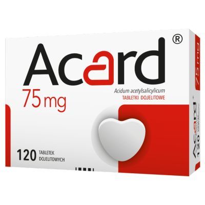Acard, 75 mg, tabletki dojelitowe, 120 szt. main product photo