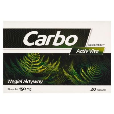 Carbo Activ Vita, kapsułki, 20 szt. main product photo