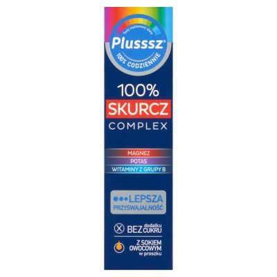Plusssz 100% Skurcz Complex, tabletki musujące, 20 szt. main product photo