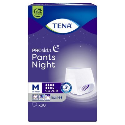 TENA Pants ProSkin Super Night, majtki chłonne, rozmiar M, 30 szt. main product photo