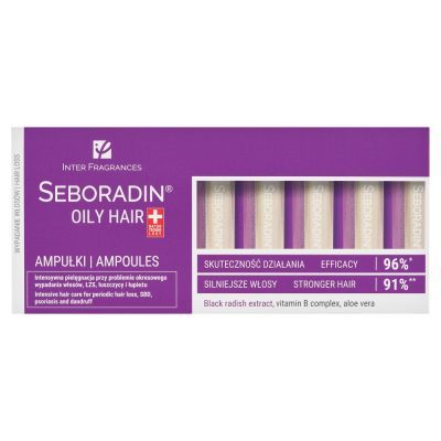 Seboradin Oily Hair, ampułki przeciw wypadaniu włosów, 14 ampułek x 5,5 ml main product photo