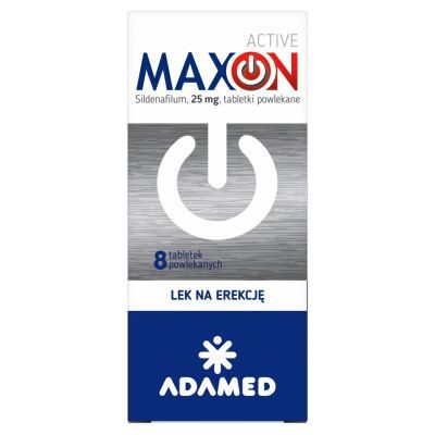 Maxon Active, 25 mg, tabletki powlekane, 8 szt. main product photo