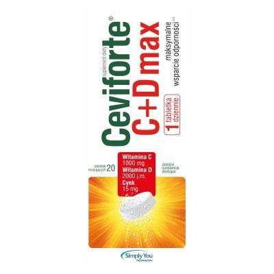 Ceviforte max, tabletki musujące, 20 szt. main product photo