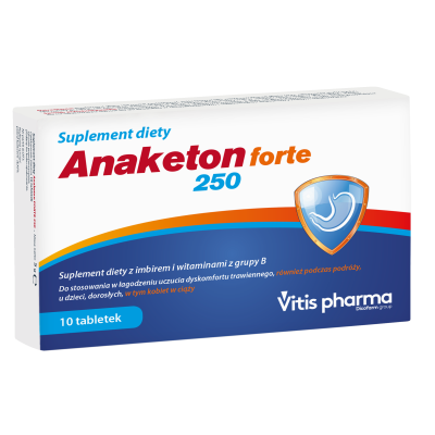 Anaketon Forte 250, tabletki, 10 szt. main product photo
