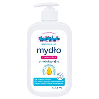 Bambino Rodzina, mydło do mycia rąk, antybakteryjne, 500 ml main product photo