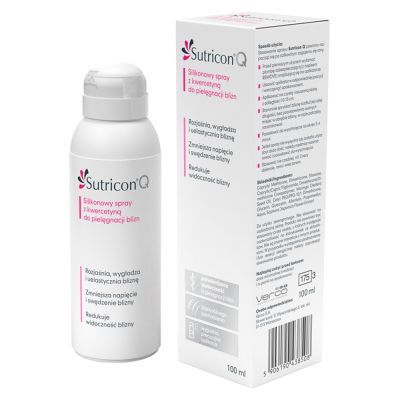 Sutricon Q, silikonowy spray z kwercetyną do pielęgnacji blizn, 100 ml main product photo