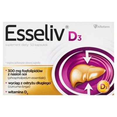 Esseliv D3, kapsułki, 50 szt. main product photo