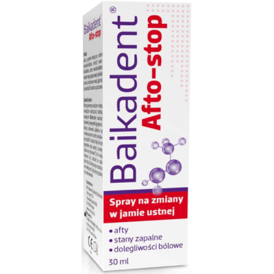 Baikadent Afto-stop, spray, 30 ml main product photo