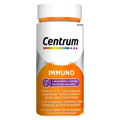 Centrum IMMUNO z ekstraktem czarnego bzu, tabletki, 60 szt. main product photo