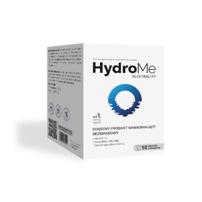 HydroMe Elektrolity doustny produkt nawadniający bezsmakowy, 10 saszetek main product photo