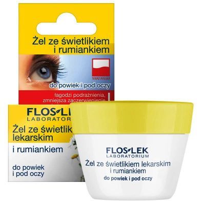 Flos-Lek Laboratorium Pielęgnacja Oczu, żel ze świetlikiem lekarskim i rumiankiem, 10 g main product photo