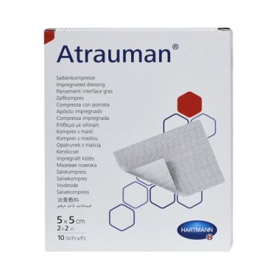 Atrauman, opatrunek z maścią, 5 x 5 cm, 10 szt, main product photo