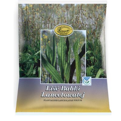 Liść babki lancetowatej, zioło pojedyncze, 50 g (Kawon) main product photo
