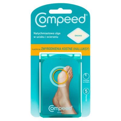 Plastry Compeed, na halluksy, 5 szt. main product photo