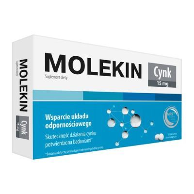 Molekin Cynk 15 mg, tabletki, 30 szt. main product photo