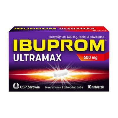 Ibuprom Ultramax, 600 mg, tabletki powlekane, 10 szt. main product photo