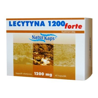 Lecytyna 1200 forte Naturkaps, kapsułki elastyczne, 40 szt. main product photo