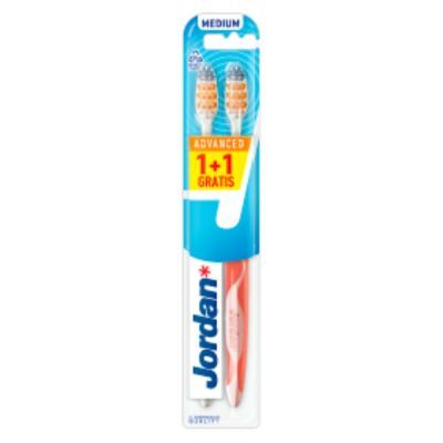 Jordan Advanced, szczoteczka średnia, 2 szt. main product photo